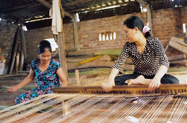 Làng nghề dệt chiếu Định An, Đồng Tháp