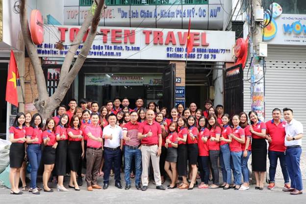 Top Ten Travel – Không ngừng phát triển để đứng vào hàng ngũ 10 Công ty du lịch hàng đầu Việt Nam