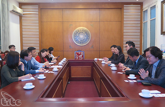 Phó Tổng cục trưởng Hà Văn Siêu tiếp đoàn công tác Hội đồng Thành phố Seoul, Hàn Quốc