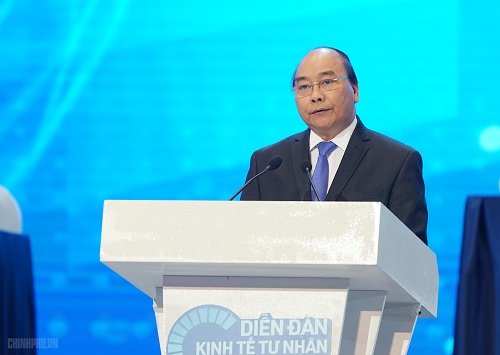 Thủ tướng Nguyễn Xuân Phúc tham dự Diễn đàn Kinh tế tư nhân Việt Nam 2019