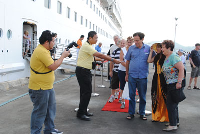 Đà Nẵng: Đón hơn 2.300 khách tàu biển