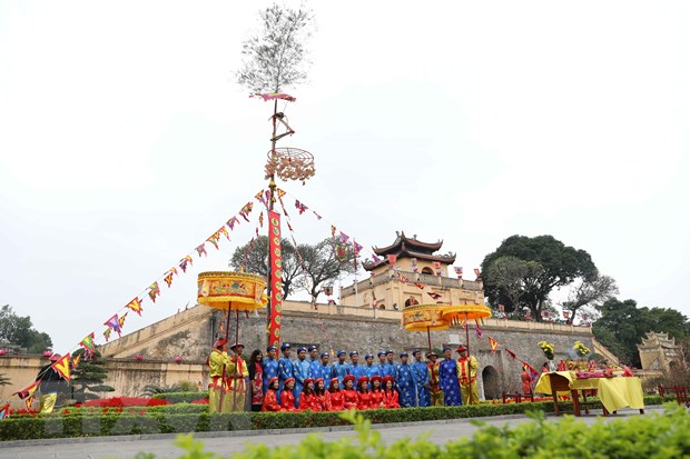 Tái hiện nghi lễ “Tống cựu nghinh tân” tại Hoàng thành Thăng Long