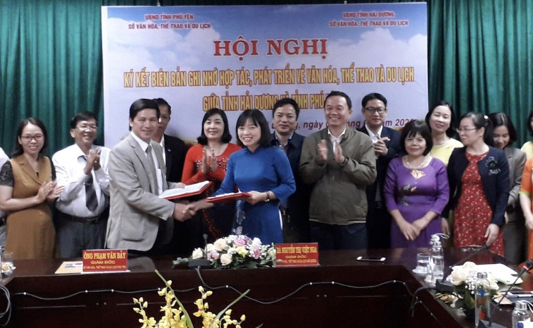 Ký kết hợp tác phát triển về văn hóa, thể thao và du lịch giữa tỉnh Hải Dương và Phú Yên