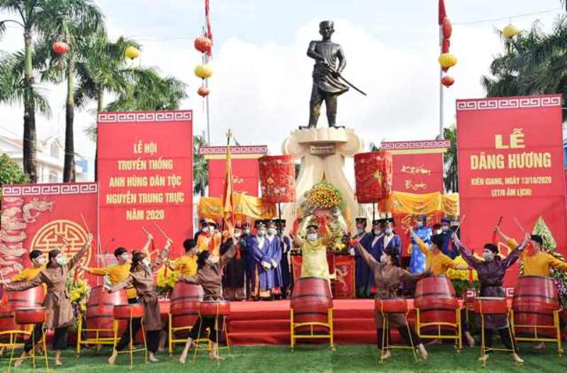 Lễ hội Anh hùng dân tộc Nguyễn Trung Trực ở Kiên Giang