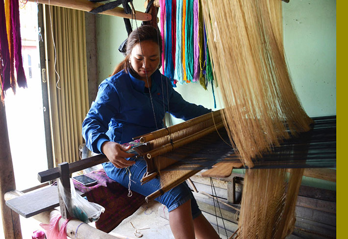 Bản Pa Xa Lào (Điện Biên) gìn giữ nghề dệt thổ cẩm