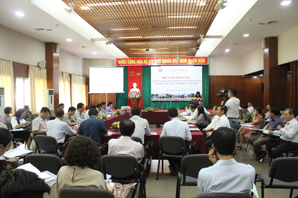 Hội nghị khoa học xây dựng Đề án phát triển du lịch tỉnh Đắk Lắk giai đoạn 2021-2025 và định hướng đến năm 2030