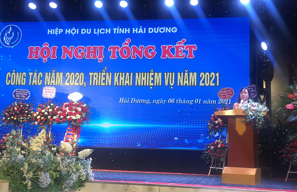 Phó Tổng cục trưởng Nguyễn Thị Thanh Hương dự Hội nghị tổng kết công tác năm 2020 của Hiệp hội Du lịch Hải Dương