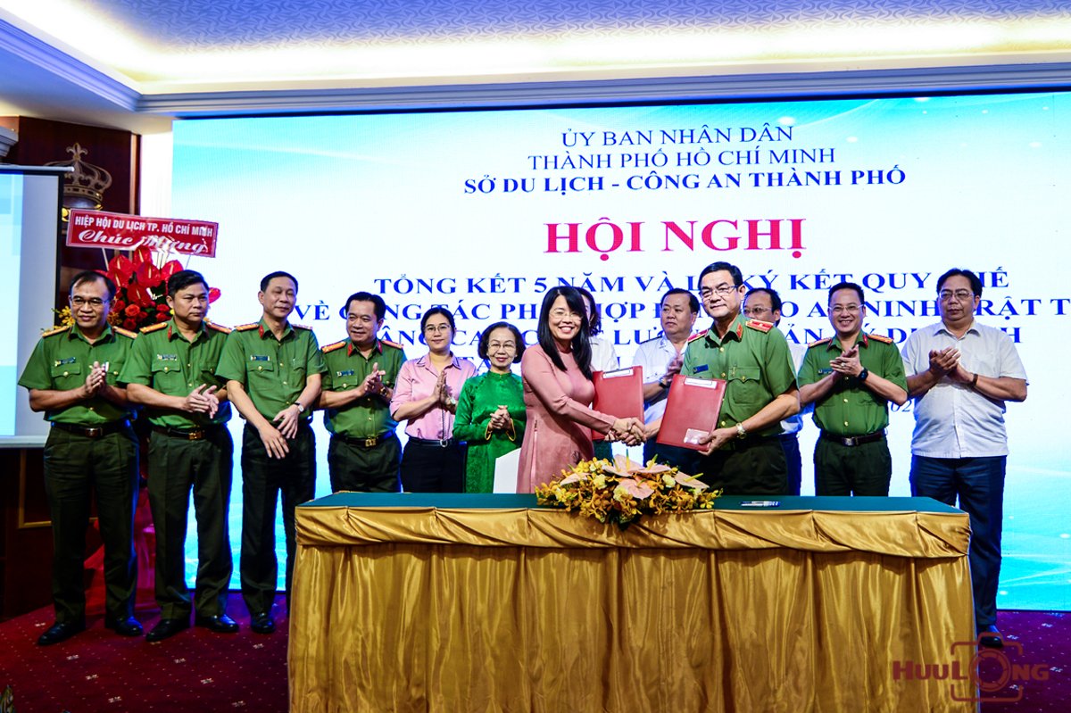 Hội nghị tổng kết 5 năm và Lễ ký kết quy chế về công tác phối hợp bảo đảm an ninh trật tự, nâng cao chất lượng quản lý du lịch tại Thành phố Hồ Chí Minh