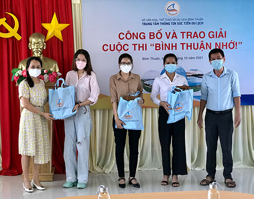 Trao giải cuộc thi du lịch trực tuyến “Bình Thuận nhớ”