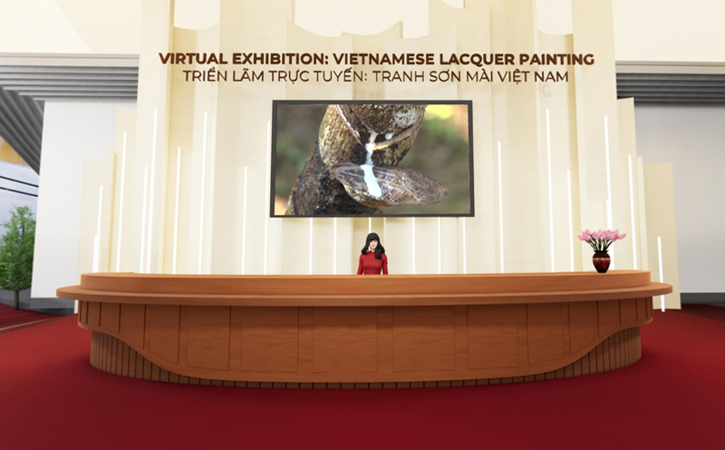 Triển lãm trực tuyến 50 bức tranh sơn mài tiêu biểu của Việt Nam