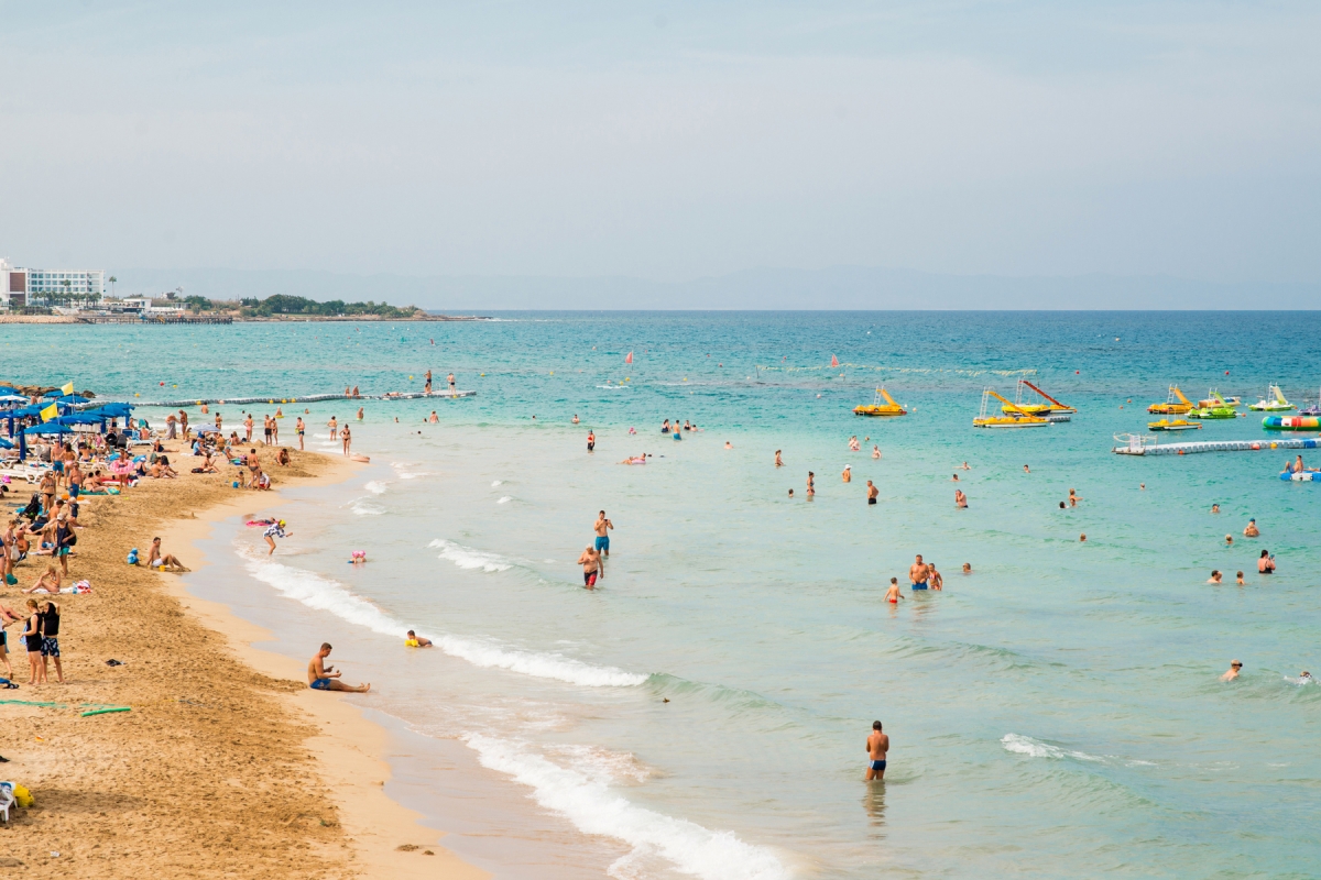 Bãi biển tại Síp sạch nhất châu Âu