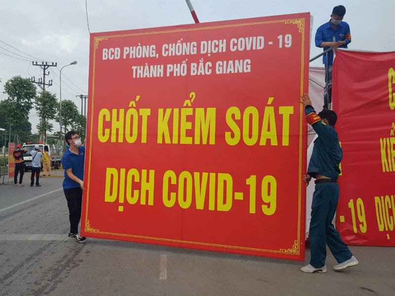 Gỡ bỏ giãn cách xã hội ở thành phố Bắc Giang