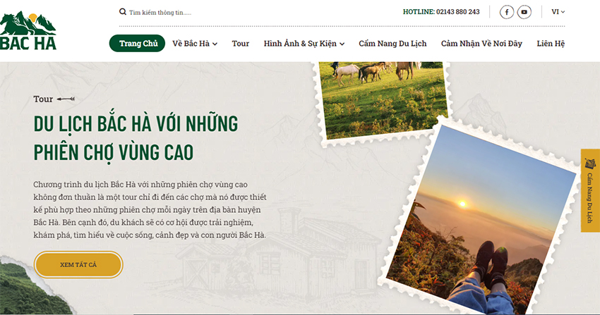 Lào Cai: Xây dựng trang web quảng bá du lịch Bắc Hà