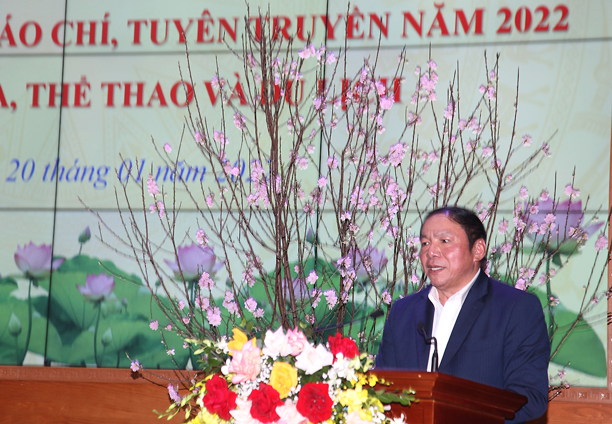 Bộ trưởng Nguyễn Văn Hùng: Báo chí chung tay, đồng hành cùng Bộ VHTTDL tuyên truyền, định hướng sự phát triển của Ngành