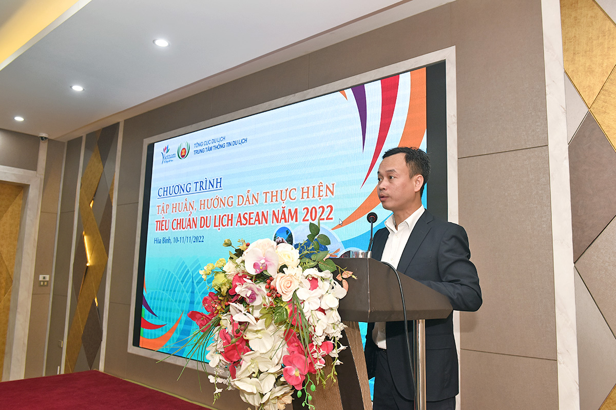 Trung tâm Thông tin du lịch tổ chức tập huấn, hướng dẫn thực hiện Tiêu chuẩn Du lịch ASEAN năm 2022 (đợt 2) tại Hòa Bình