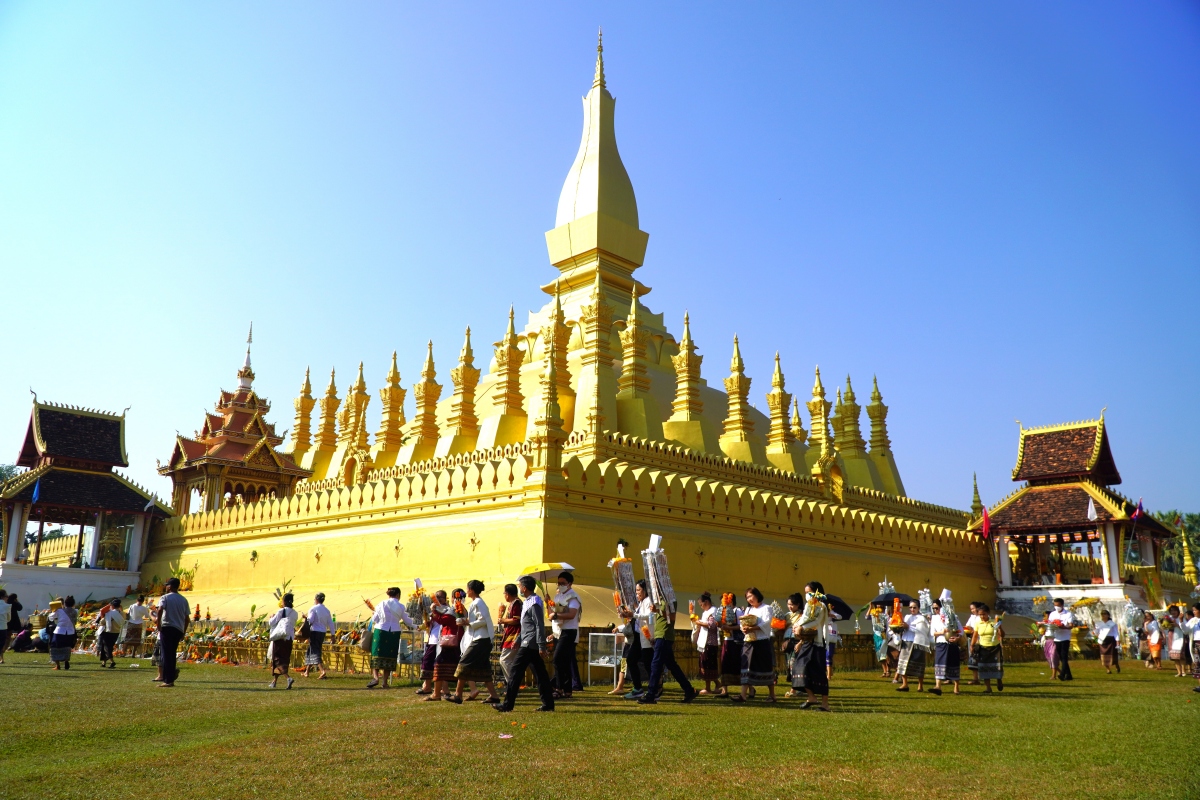 Thatluang – lễ hội Phật giáo lớn nhất trong văn hoá tín ngưỡng của người dân Lào