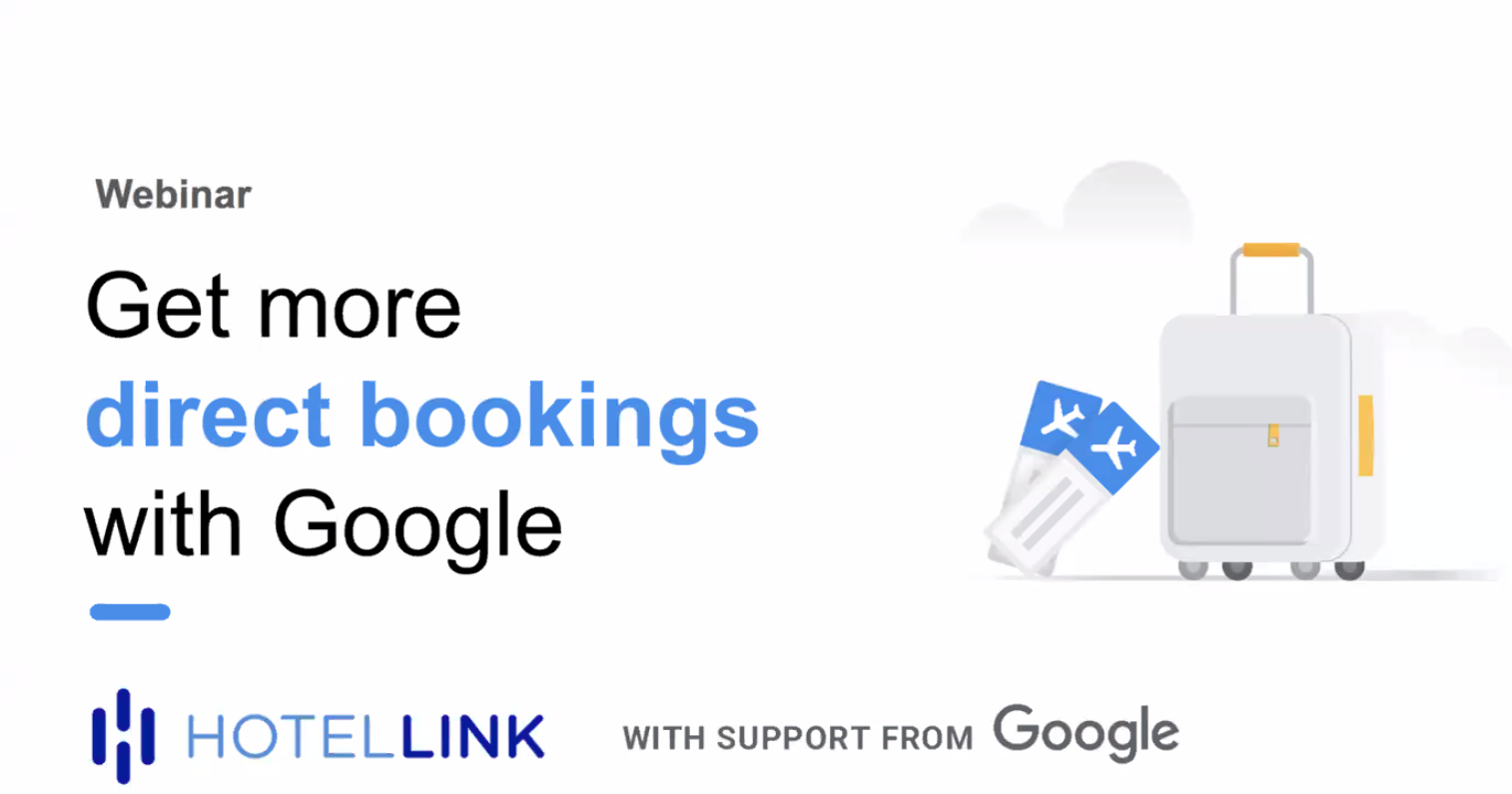 Google's free booking link - Thuận lợi cho kết nối khách sạn và du khách