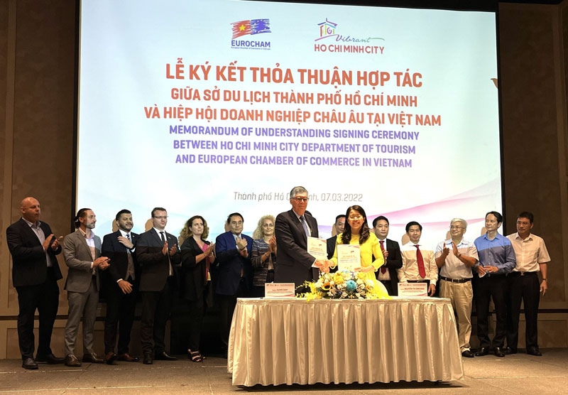 Thành phố Hồ Chí Minh ký kết thỏa thuận hợp tác du lịch với EuroCham