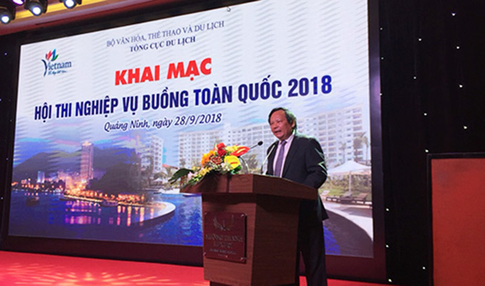 Khai mạc Hội thi nghiệp vụ buồng toàn quốc