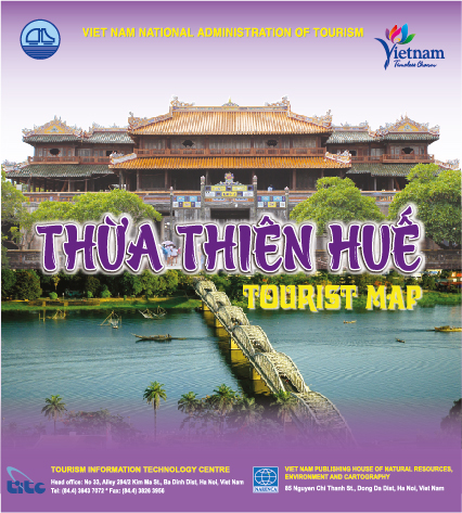Tờ gấp bản đồ du lịch Thừa Thiên Huế năm 2015