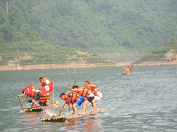 Du lịch thể thao mạo hiểm ở Nà Hang (Tuyên Quang)