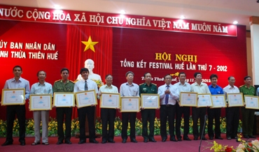 Hội nghị tổng kết Festival Huế lần thứ 7 - năm 2012