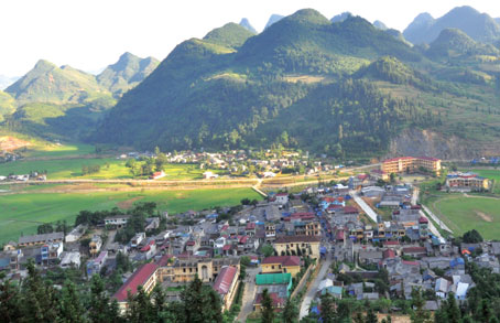 Thị trấn Mường Khương hôm nay.