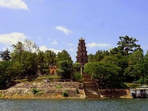 Chùa Thiên Mụ. (Ảnh: Nhật Anh/TTXVN)