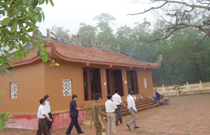 Chùa Khánh, xã Yên Thượng (Cao Phong) - điểm du lịch lịch sử, văn hóa, tâm linh hấp dẫn du khách. 