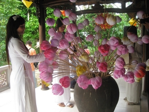 Hoa sen giấy Thanh Tiên. (Nguồn: huefestival.com)
