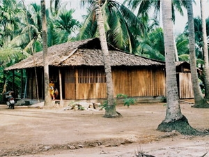 Nhà dừa. Ảnh minh họa. (Nguồn: bentre.gov.vn)