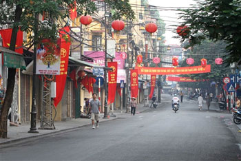 Phố cổ Hà Nội bình yên trong sáng mùa Thu (Ảnh: TP)
