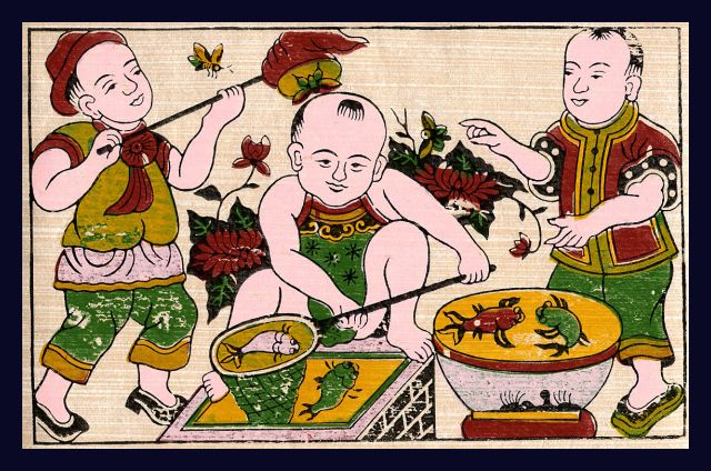 Tranh dân gian Đông Hồ - Một dòng tranh được giới thiệu tại triển lãm
